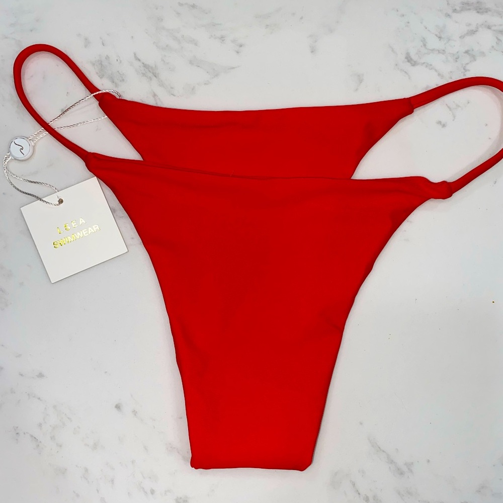 Lsea Swimwear Red Jessie Bikini Bottoms - Medium